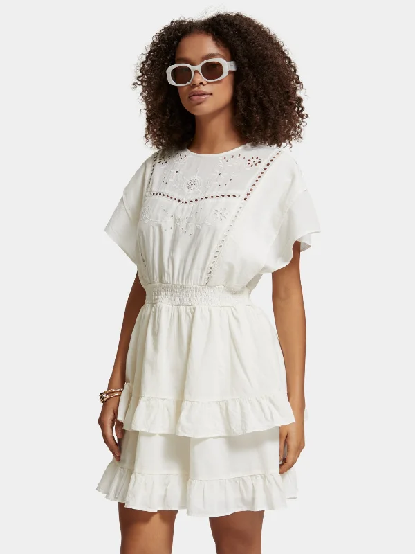 Fantastic Offers Broiderie anglaise midi dress