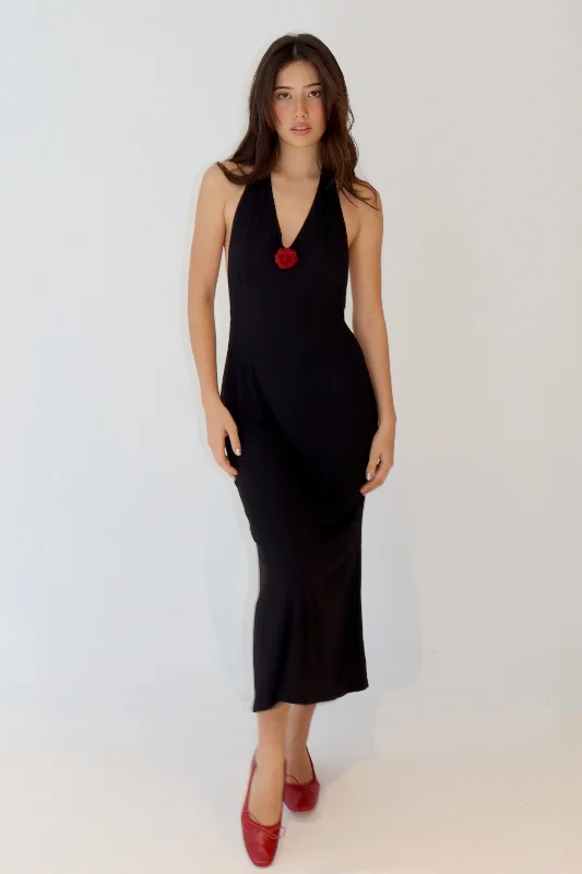 Reduced Prices SCG MADE |Aster halter neck midi dress