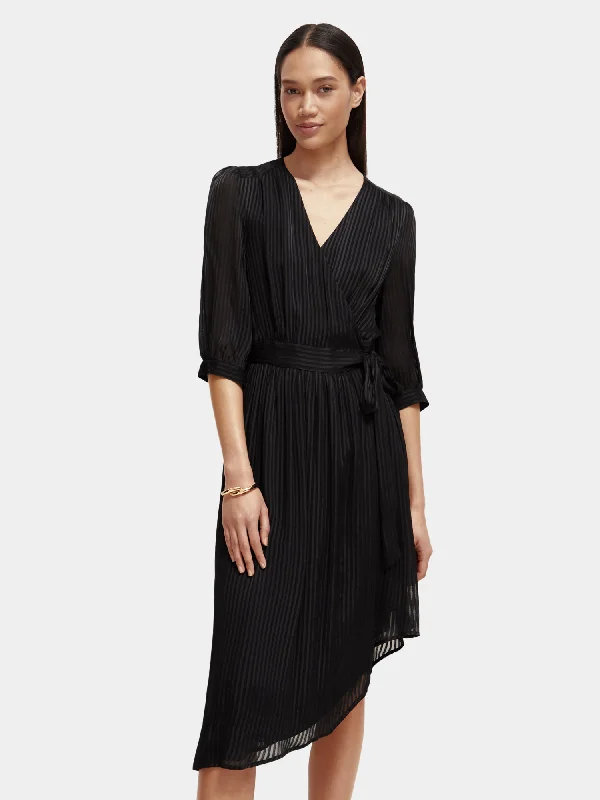 Limited Stock V-neck midi dress