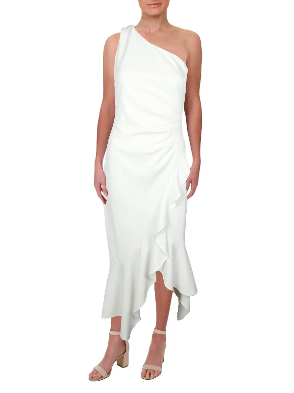 YEAR-End Sale Womens Ruffled Long Evening Dress