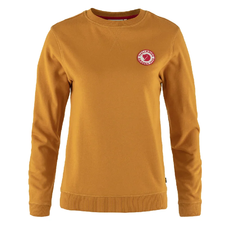 Deal Frenzy Fjallraven Womens 1960 Logo Badge Sweater Acorn