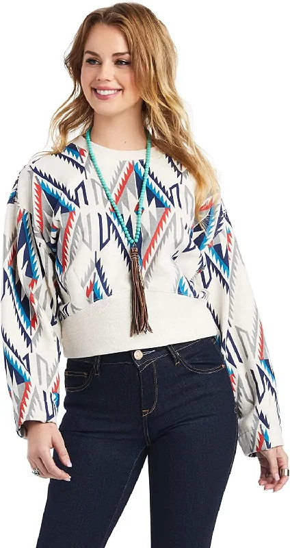 Best Bargains Ariat Women's Cropped Chimayo Sweatshirt