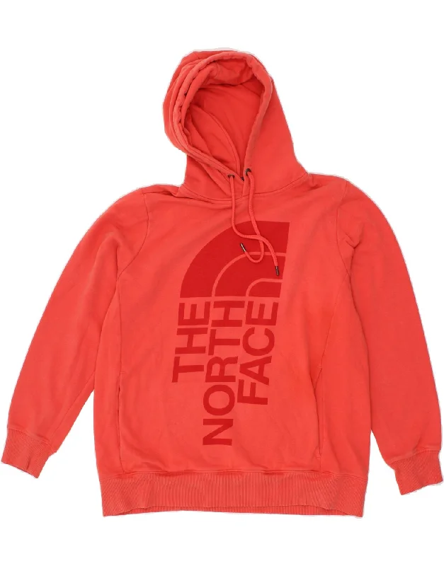 Exclusive Offers THE NORTH FACE Womens Oversized Graphic Hoodie Jumper UK 16 Large Red