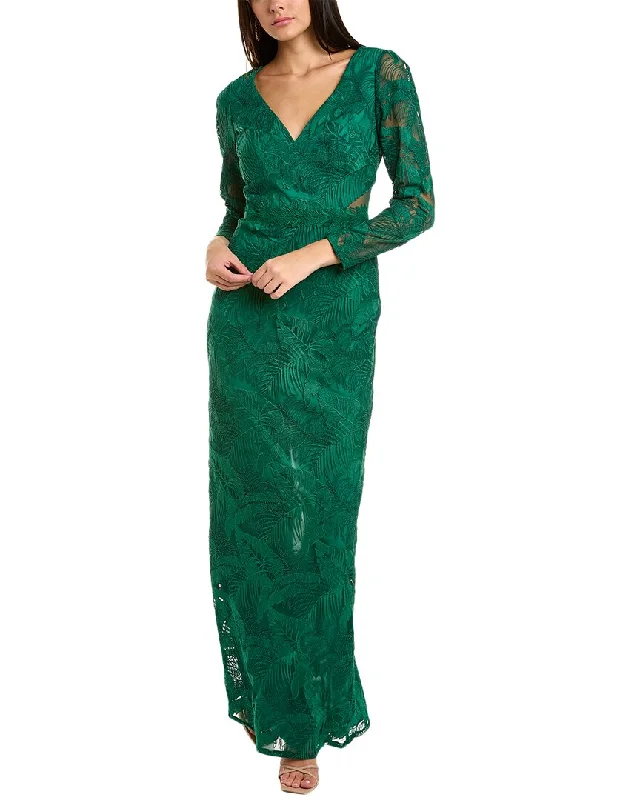 Big Discounts Marchesa Notte Embroidered Lace Gown