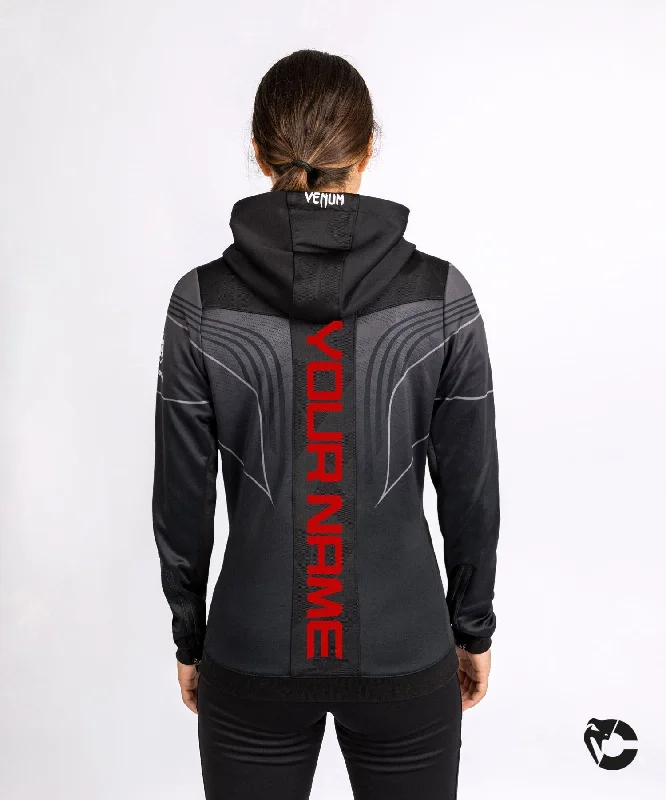 Final Sale UFC Venum Personalized Authentic Fight Night 2.0 Kit by Venum Women's Walkout Hoodie - Black