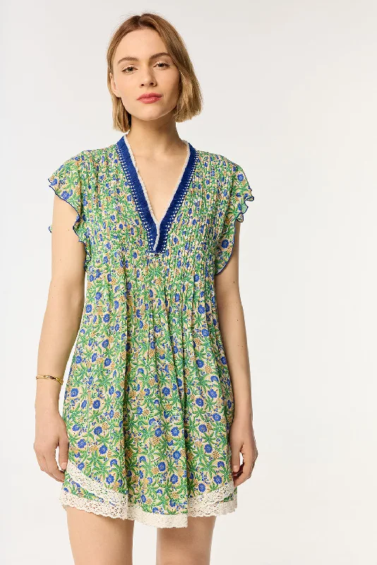 Best Bargains Mini Dress Sasha - Blue Honolulu