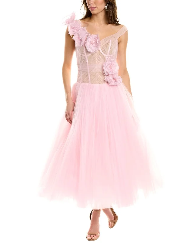 Deal Dash Carolina Herrera Off-The-Shoulder Ballet Dress