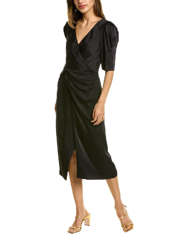Early Access Theia Ina Cocktail Midi Dress