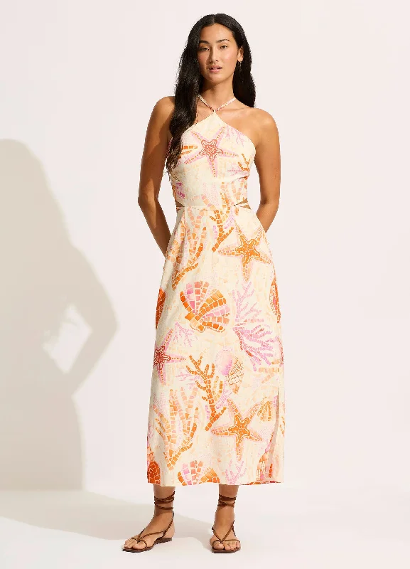 Big Discounts La Mer Cut Out Maxi Dress - White