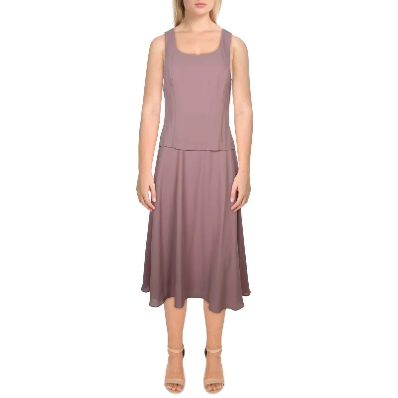 Massive Deals Womens Chiffon Sequined Two Piece Dress