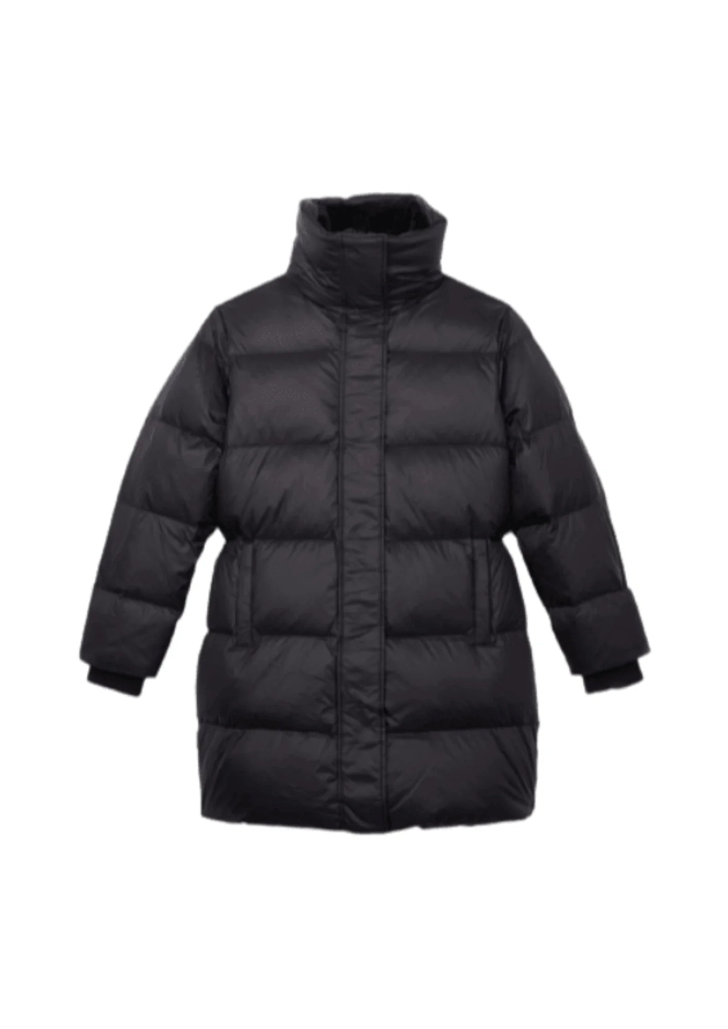 Extra Discounts BLACK OVERSIZED DOWN JACKET