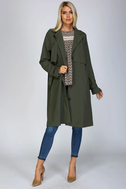Buy More, Save More Single Breasted Trench Coat