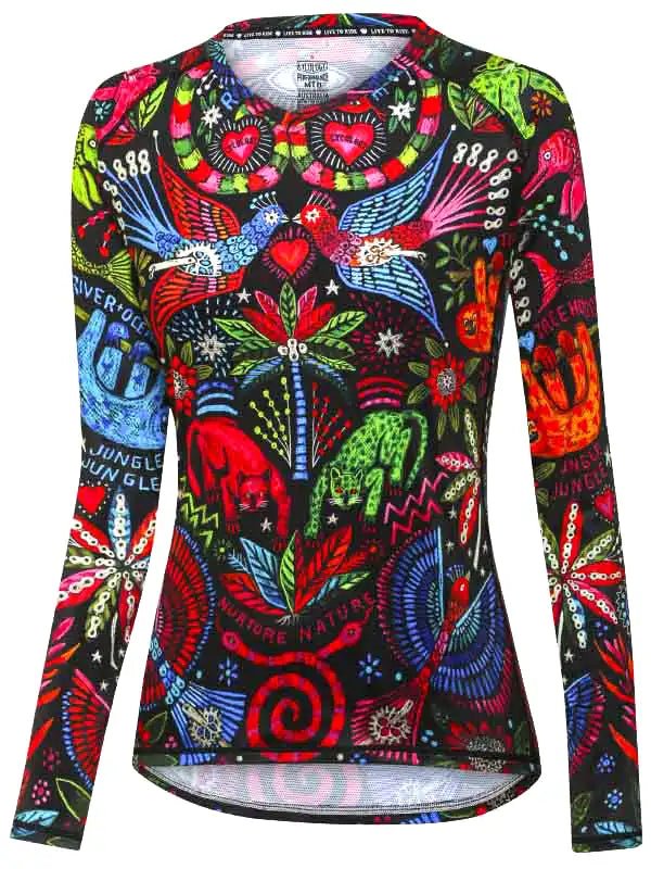 New Arrival Jungle Jungle Women's Long Sleeve MTB Jersey