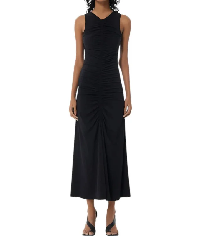 Early Bird Discount Alsina Mich Midi Dress In Black