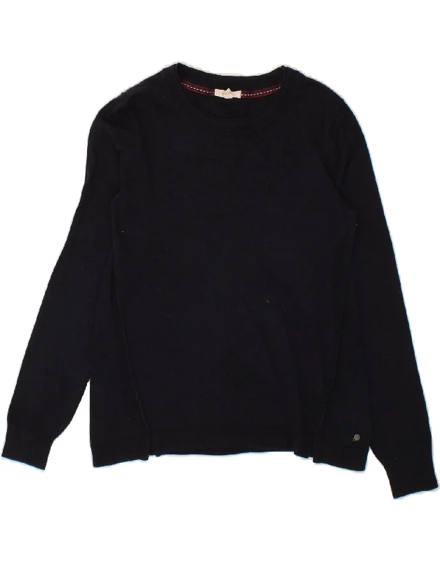 Can't Miss WHITE STUFF Womens Boat Neck Jumper Sweater UK 10 Small  Navy Blue