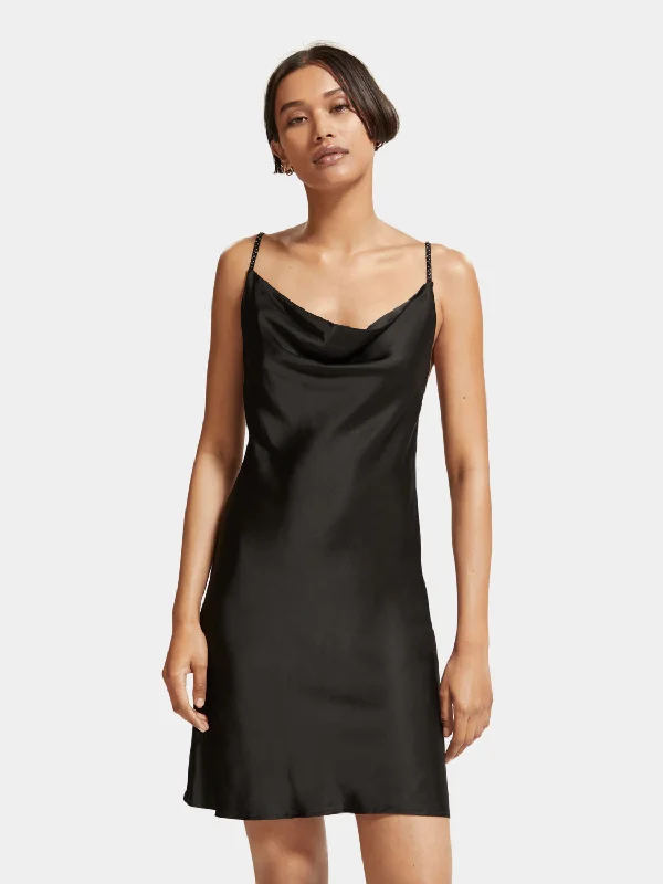 Stock Clearance Cowl neck camisole mini dress