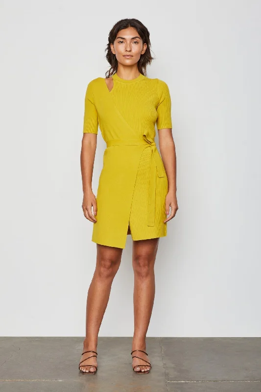 Bonus Savings Bailey 44 Yana Sweater Wrap Dress in Lichen