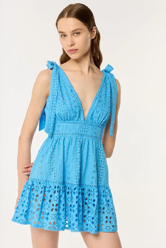 TIME-Limited Offer Mini Dress Cara - Sky