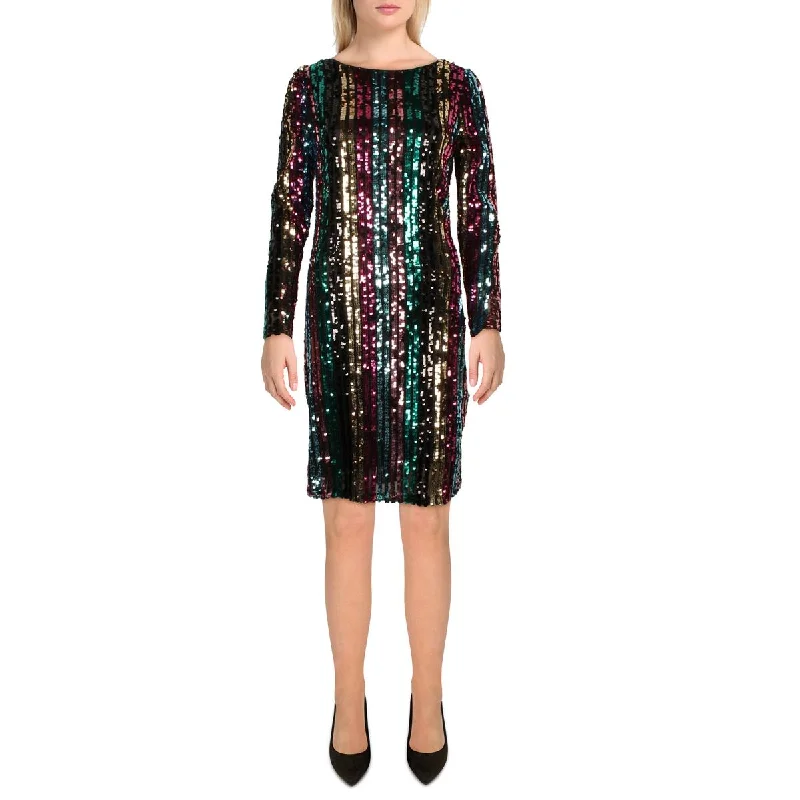 Special Offer Womens Sequined Above Knee Cocktail And Party Dress