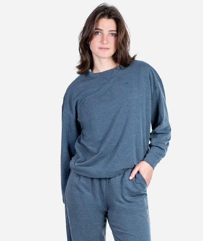 TIME-Limited Offer Rosewood Crewneck Sweatshirt - Navy