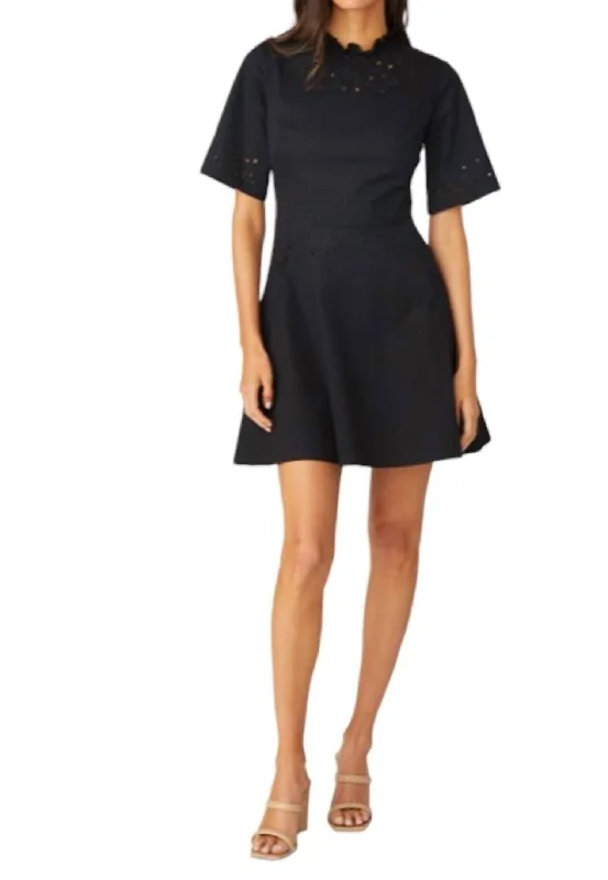 Deal Frenzy Hazel Mini Dress In Jet