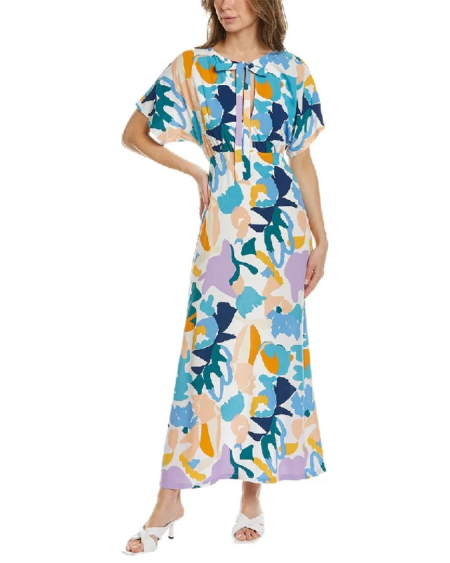 Unmissable Offer Traffic People Lenu Linen-Blend Maxi Dress
