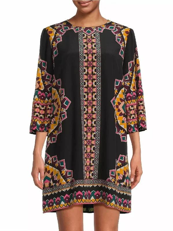 Can't Miss Lunna Shift Mini Dress In Kalessa