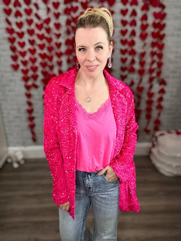 Special Promotion Oversized Sequin Blazer from JadyK