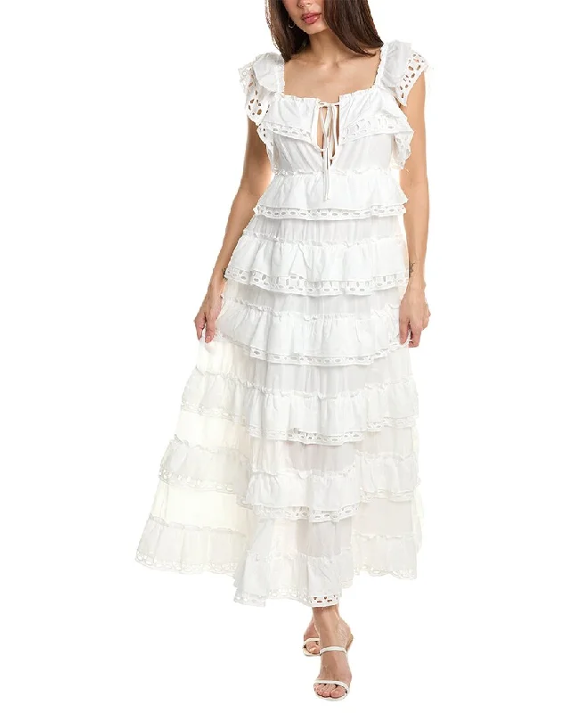 Exclusive Savings Beulah Tiered Maxi Dress