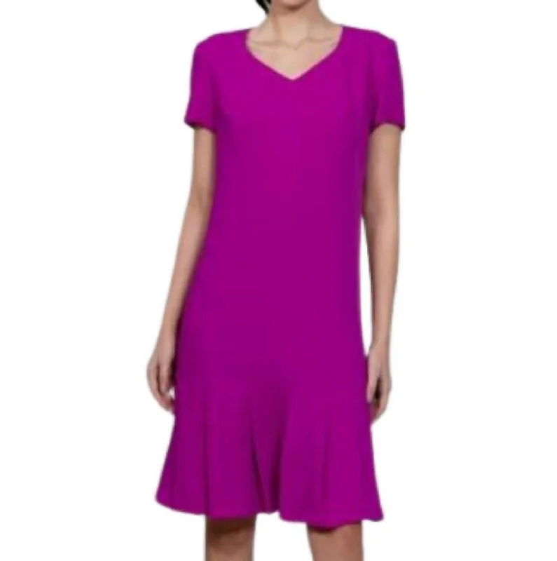 Final Markdown Chanel Dress In Plum