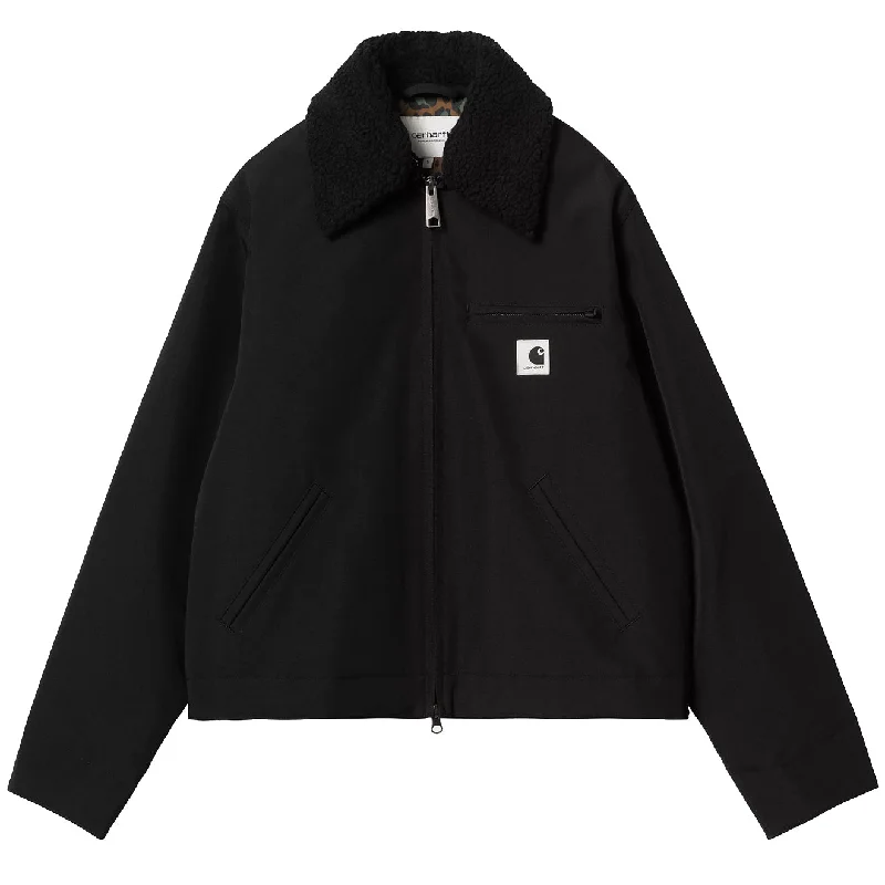 Crazy Deals Carhartt WIP Womens Newkirk Jacket Black / Camo Leo Tamarind