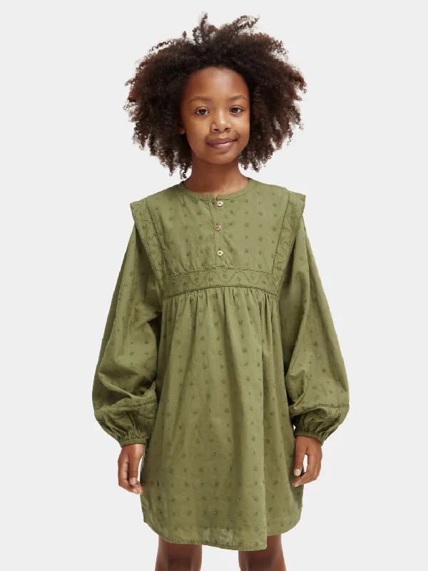 Weekend Special Kids - Broderie anglaise panel dress