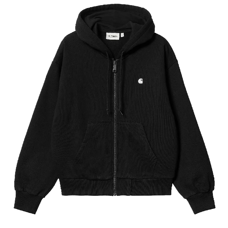 Anniversary Sale Carhartt WIP Womens Hooded Casey Jacket Black / Silver