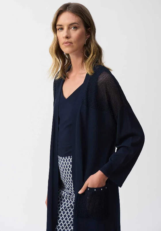 Flash Sale Joseph Ribkoff Wide Knit Cardigan, Navy