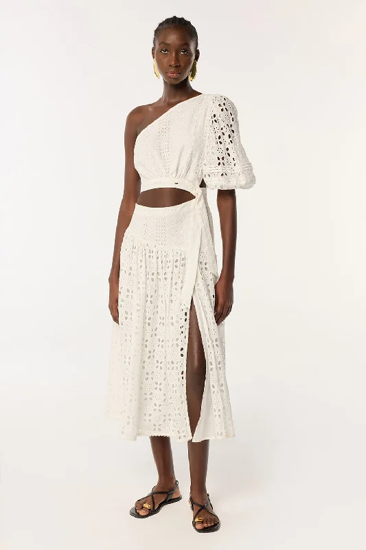 Great Deals Long Dress Chantal - Natural White