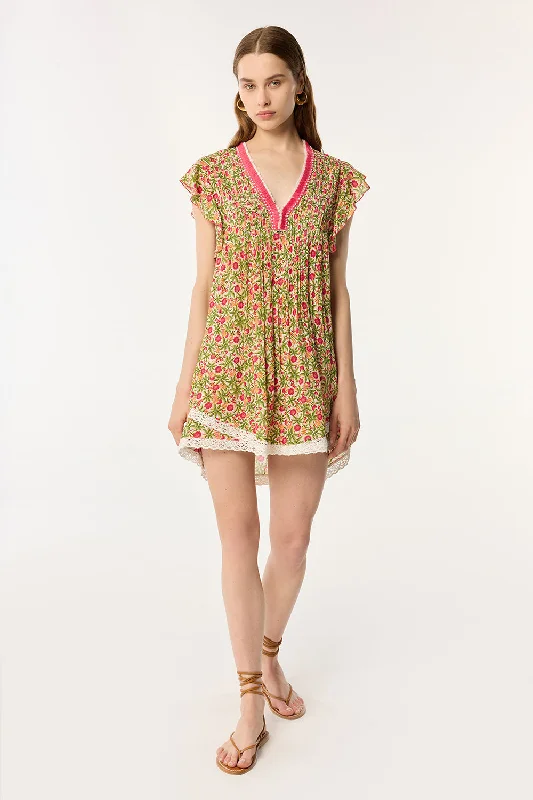 Daily Specials Mini Dress Sasha - Pink Honolulu