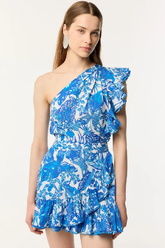 Take Advantage Mini Dress Corinne - Blue Jengel