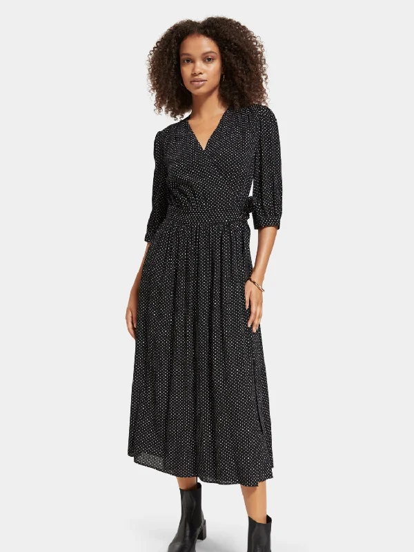 Huge Discounts Midi wrap dress
