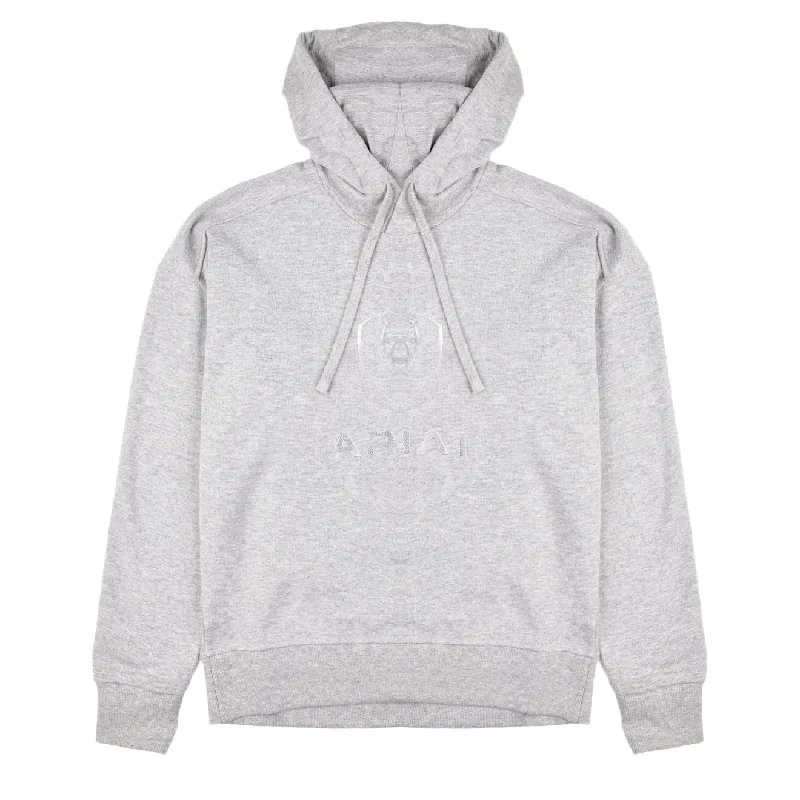 Sneak Peek Sale Ariat Womens Just Hoodie Heather Grey