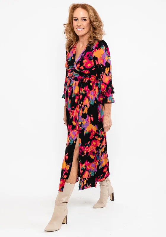 Extra Savings Seventy1 Vibrant Colour Print Maxi Dress, Black Multi