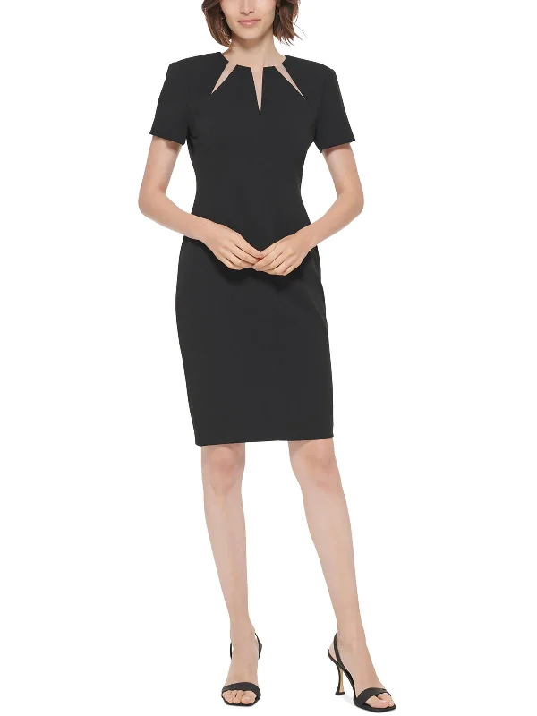 Huge Discounts Womens Polyester Sheath Dress