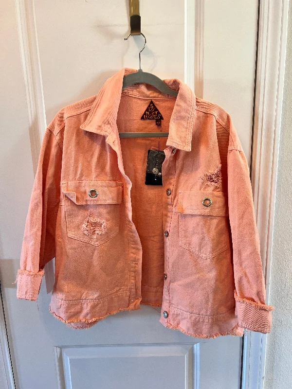 Epic Deals Signature8 Distressed Jacket Women’s S/M NWT