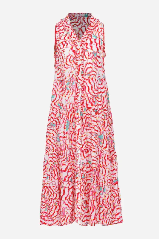 Huge Discounts Kids Long Dress Nana - Pink Wings Flower