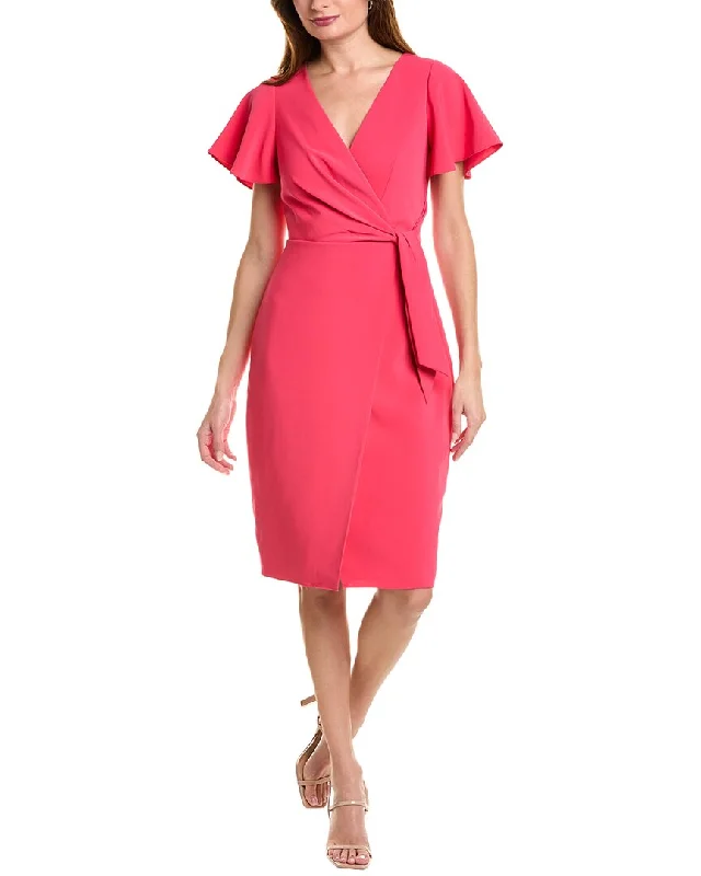 Act Fast Elie Tahari Faux Wrap Dress