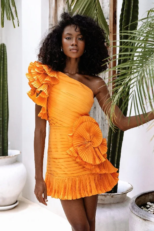 Instant Discount Zoiva Dress - Orange