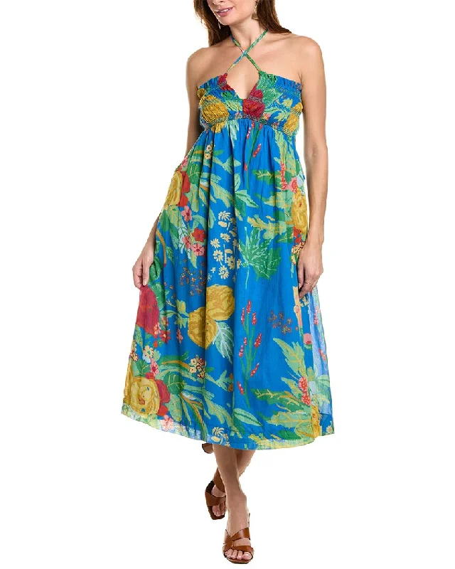 Early Access MOTHER The Screeching Halter Maxi Dress
