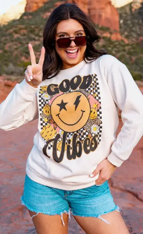 Crazy Deals GOOD VIBES SWEATSHIRT