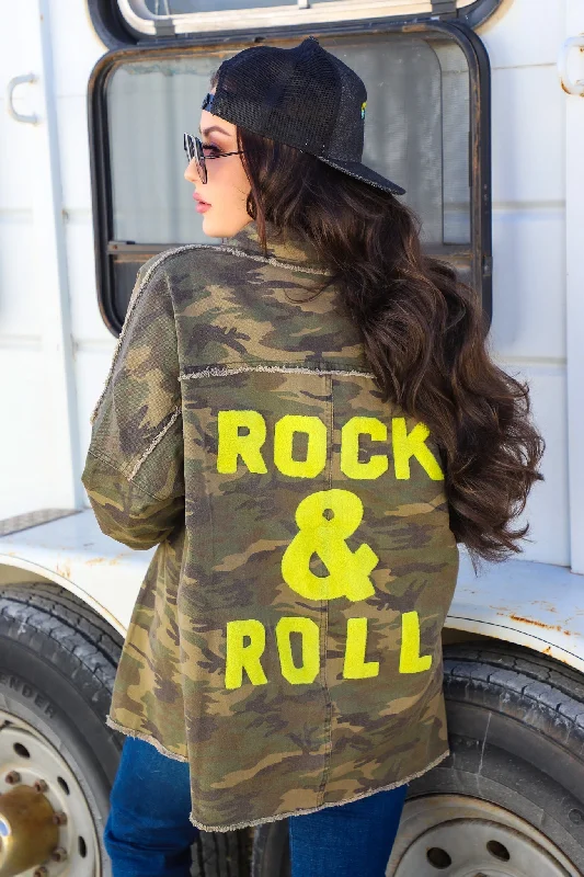 Deal Dash CAMO ROCK & ROLL JACKET