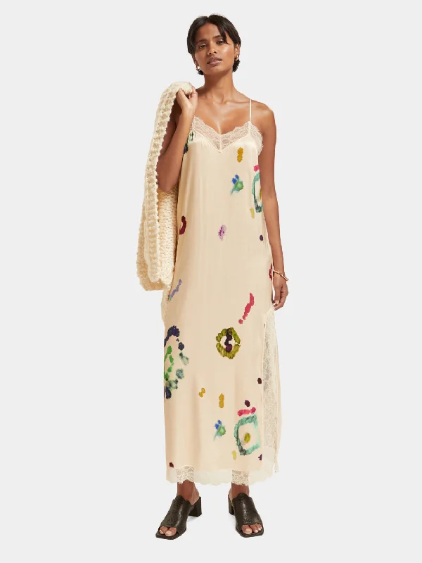 Crazy Savings Camisole maxi dress with lace