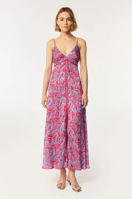 Weekend Deal Long Dress Denise - Pink Pop Tiger